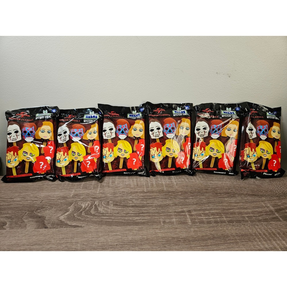 6 CultureFly Meltz Universal Horror Classics Mystery Vinyl Blind Bags Lot New